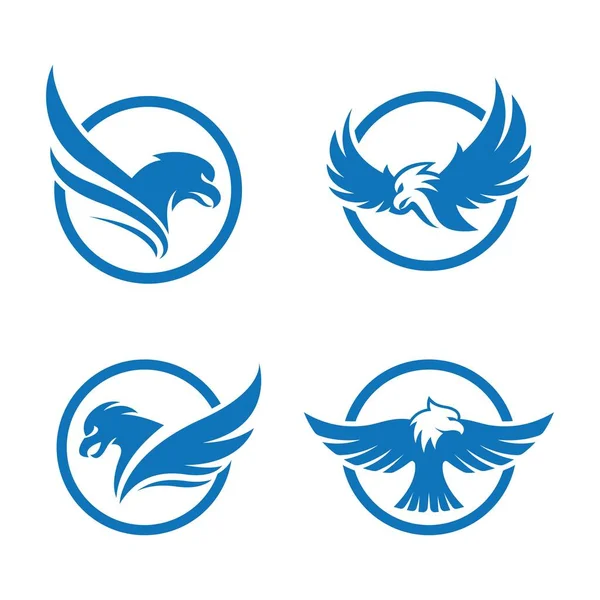 Eagle Logotipo Imagens Ilustração Design — Vetor de Stock