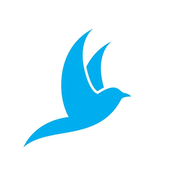 Ilustracja Projektu Logo Ptaka — Wektor stockowy