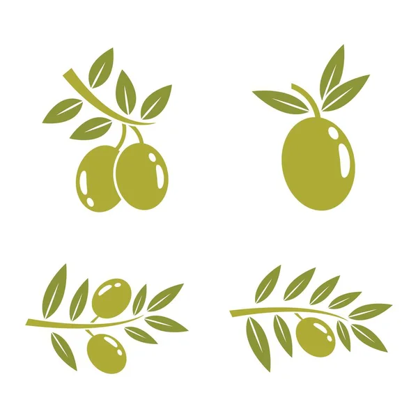 Olive Logo Imágenes Ilustración Dersign Ilustraciones de stock libres de derechos