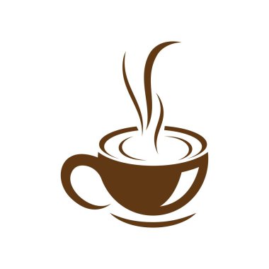 Kahve fincanı logo resimleri çizimi tasarımı