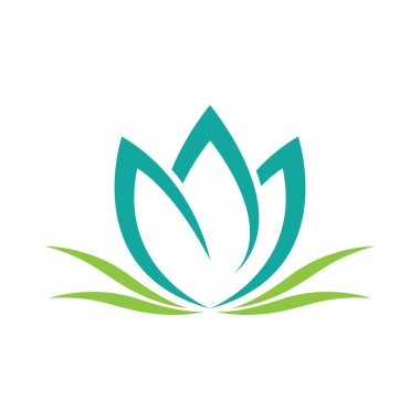 Güzellik lotusu logo resim çizimi tasarımı