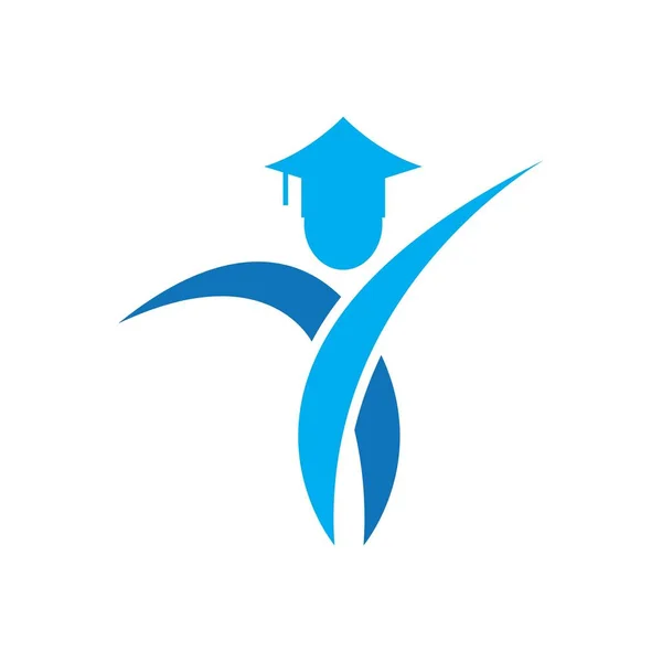 Education Logo Design Vector Illustration — Stock Vector