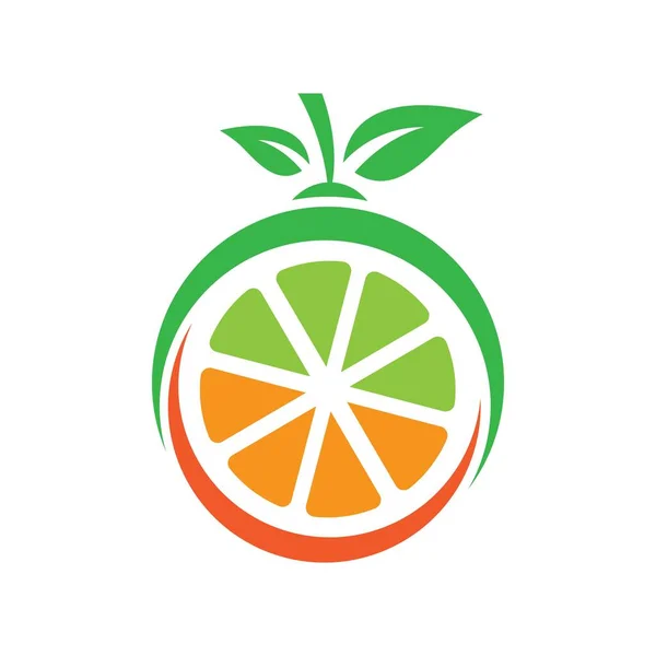 Limon Logo Resimleri Çizimi Tasarımı — Stok Vektör