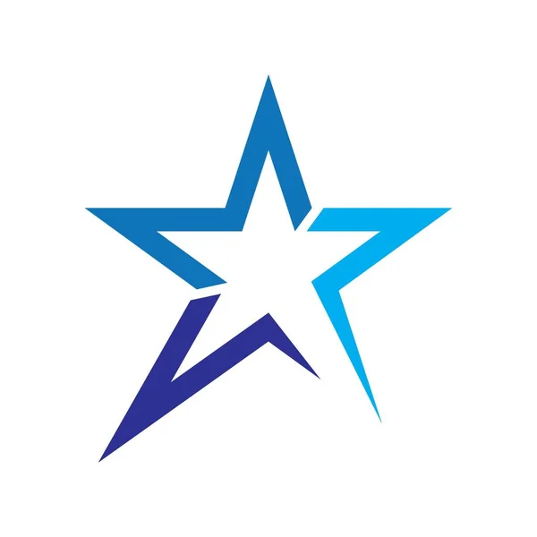 Star Logo Afbeeldingen Illustratie Ontwerp — Stockvector
