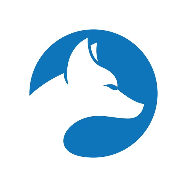Lobo Logotipo Imagens Ilustração Design — Vetor de Stock
