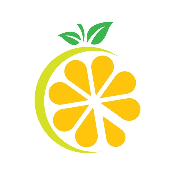Limón Logo Imágenes Ilustración Diseño — Archivo Imágenes Vectoriales