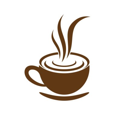 Kahve fincanı logo resimleri çizimi tasarımı