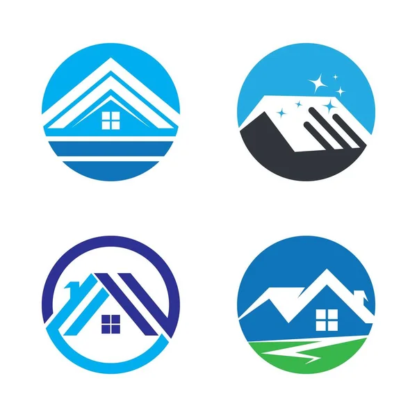 Casa Logo Imágenes Ilustración Diseño — Vector de stock