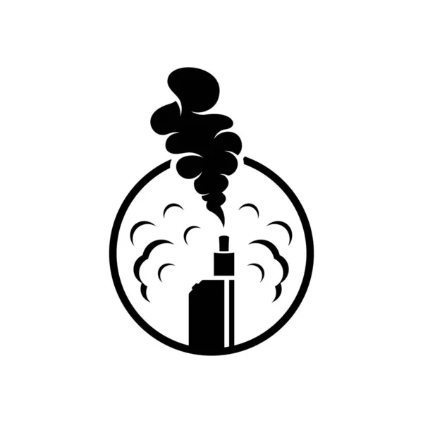 Vaping Logo Imágenes Ilustración Diseño Vectores de stock libres de derechos