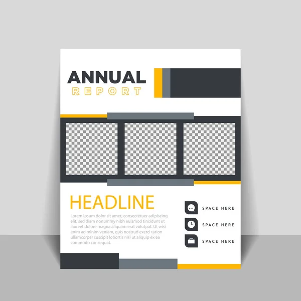 Couverture Des Modèles Rapports Annuels Catalogues Entreprises Magazines Brochures Brochures — Image vectorielle