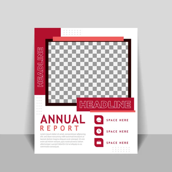 Σχέδια Εξωφύλλου Για Ετήσιες Εκθέσεις Και Καταλόγους Επιχειρήσεων Περιοδικά Φυλλάδια — Διανυσματικό Αρχείο
