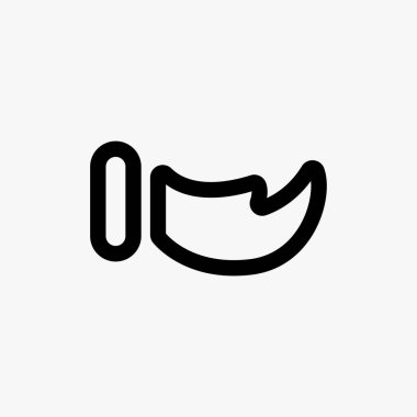 El simge vektör, düz tasarım en iyi vektör simgesi