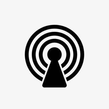 Sinyal simgesi tasarımı, kullanıcı arayüzü için de kullanılabilir. Mobil uygulamalar, web uygulamaları ve yazdırma ortamları için elverişli.