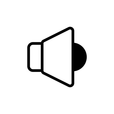 mikrofon simgesi ya da logo izole edilmiş işaret sembolü illüstrasyonu - yüksek kaliteli siyah biçim vektör simgeleri