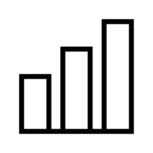 Column Chart Icon Logo Isolated Sign Symbol Vector Illustration High — Stock Vector