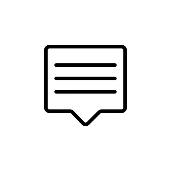 Icono Chat Logotipo Símbolo Signo Aislado Ilustración Vectores Iconos Vectores — Vector de stock
