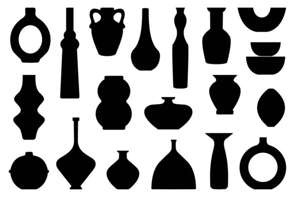 Set Pottery Set Ceramics — Stock Vector