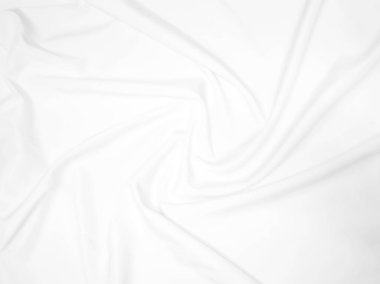 Beyaz dalgalı perde, ve yumuşak gölgeler, izole edilmiş arka plan