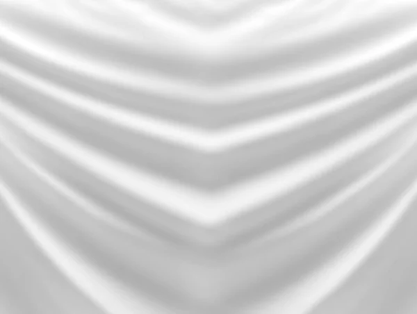 Curtain White Wave Soft Shadow Abstract Backround Isolated Shape — Stock Photo, Image