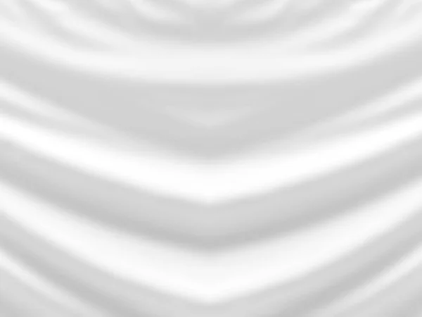 Curtain White Wave Soft Shadow Abstract Backround Isolated Shape — Stockfoto