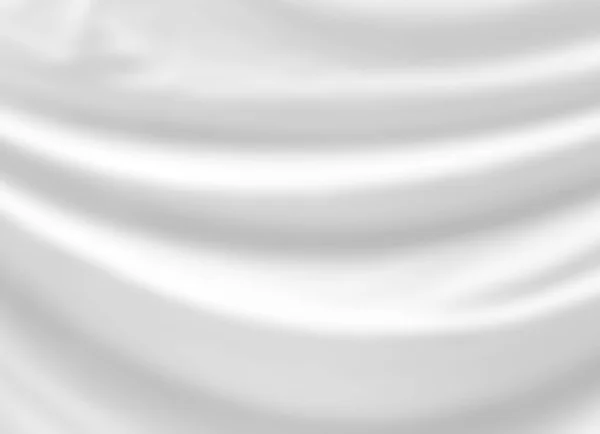 Ilustração Abstrata Borrão Fundo Curva Textura Seda Branca Sombra Macio — Fotografia de Stock