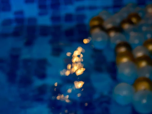 güzel soyut bokeh açık mavi su arkaplanı