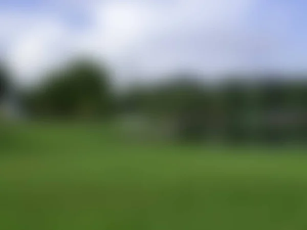 Wazig Groen Veld Abstracte Bokeh Achtergrond Met Kopieerruimte — Stockfoto