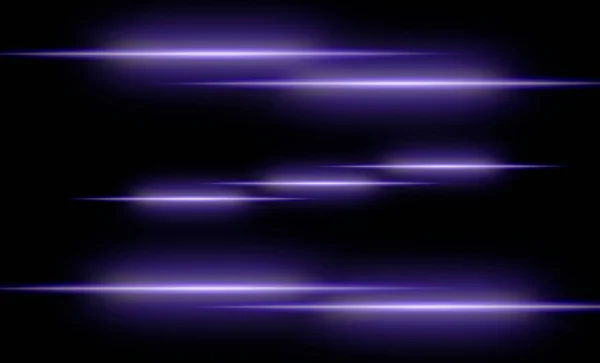 Illustrazione Strisce Laser Blu Sfondo Nero Soffice Bagliore Neon Blu — Foto Stock