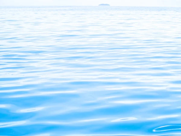 Azul Água Mar Com Fundo Ondas — Fotografia de Stock