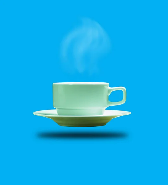 Kaffekopp Med Ånga Återgivning — Stockfoto