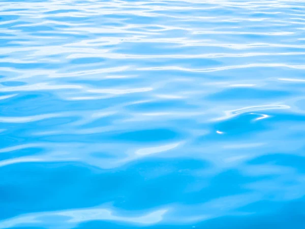 Fondo Agua Azul Con Olas — Foto de Stock