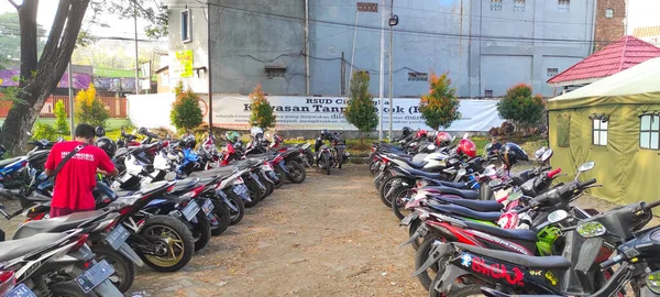 Cicalengka West Java Indonesia November 2021 Αφηρημένη Αφοδευμένη Φωτογραφία Στάθμευσης — Φωτογραφία Αρχείου