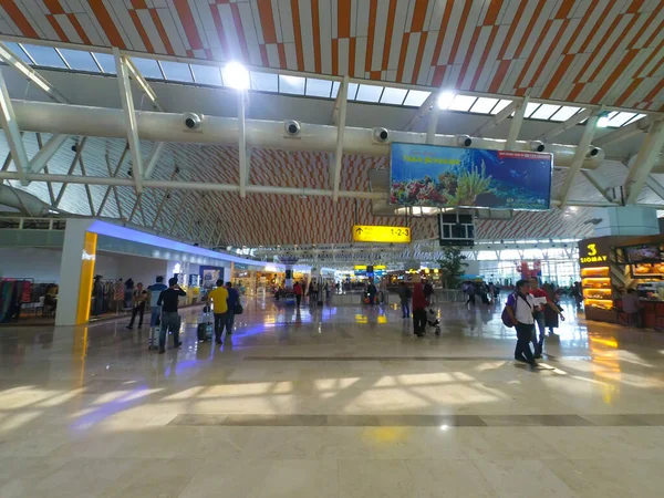 Bandung Java Occidental Indonesia Febrero 2017 Foto Sala Del Aeropuerto — Foto de Stock
