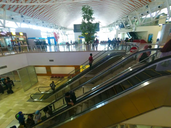 Bandung Java Ocidental Indonésia Fevereiro 2017 Foto Hall Aeroporto Uma — Fotografia de Stock