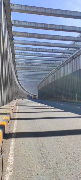 Vacker Tunnel Nagreg Området Som Förbindelseled Mellan Garut Cicalengka Indonesien — Stockfoto