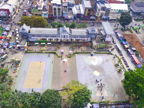 Cicalengka Batı Cava Endonezya Temmuz 2022 Sabahleyin Cicalengka Meydanı Nın — Stok fotoğraf