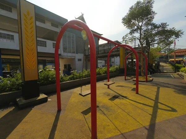 Cicalengka Endonezya Şehir Meydanı Boyunca Inşa Edilmiş Çocuklar Için Bir — Stok fotoğraf