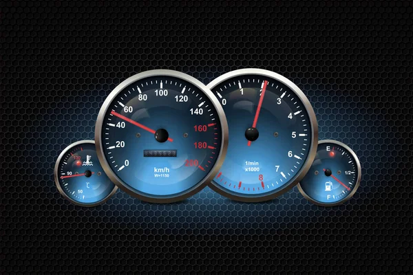 Prędkość Ruchu Wektor Abstrakcyjne Tło Technologiczne Prędkościomierza Wyścigowego Szybki Wyścig — Wektor stockowy