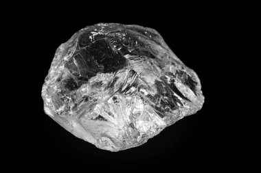 Potasyum perklorat kristali, izole edilmiş arka plan, kimyasal ve endüstriyel kullanım kristali