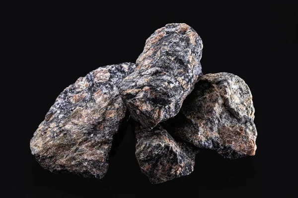 Granito Pietra Frantumata Minerale Utilizzato Industrialmente Nelle Industrie Della Pavimentazione — Foto Stock