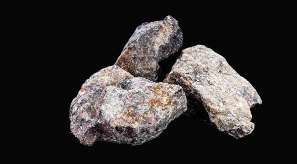 taş, kumtaşı, beton, taş, kireç taşı ya da granit, izole edilmiş siyah zemin