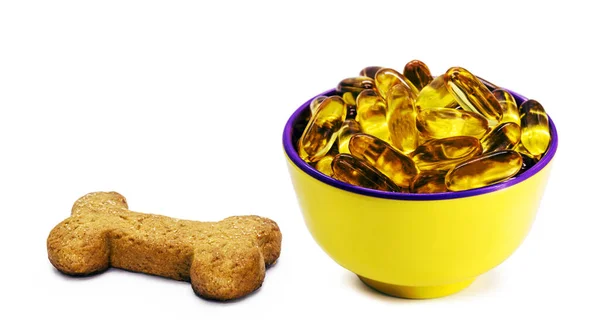 Веганское Собачье Печенье Обогащенное Омегой — стоковое фото