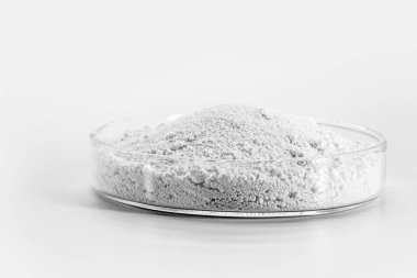 Barium sulfate, a white crystalline solid with the chemical formula BaSO, is used as a contrast agent during x-ray procedures