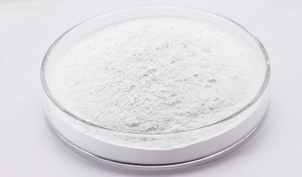 Barium Sulfate White Crystalline Solid Chemical Formula Baso Used Contrast — Photo