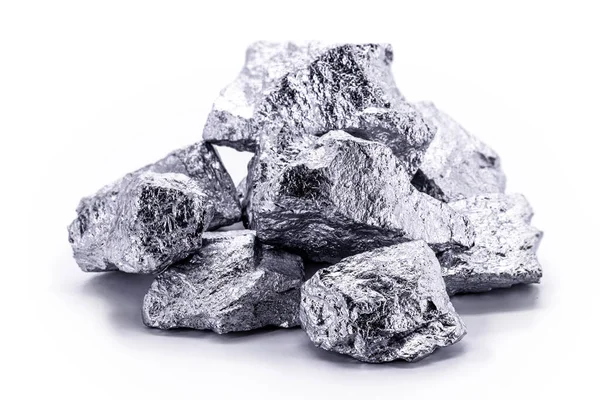 Platinum Nugget Noble Metal Used Production Catalysts Luxury Jewelry Dense — Stockfoto