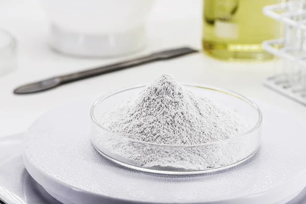 Zinc Sulfate Colorless Crystalline Chemical Compound Mineral Food Supplement Isolated — Stock Fotó