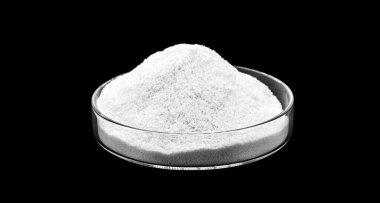 Hidrolize Kolajen Tozu, laboratuarda gıda endüstrisinde kullanılmak üzere ilaç ürünü, izole edilmiş arka plan ve kopyalama alanı