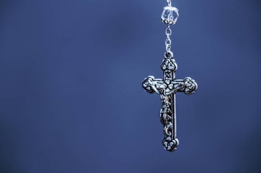 Haç, makro fotoğrafçılık, Hıristiyan ve katolik sembol, arka plan, İsa 'nın çarmıha gerilmiş hali..