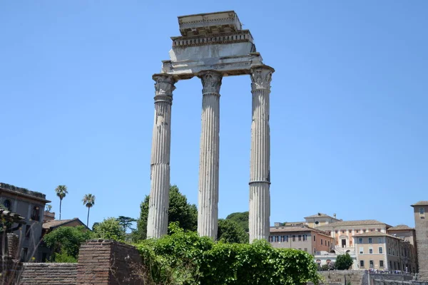 Foro Romano Tempio Dei Dioscuri Roma Italia — Foto de Stock
