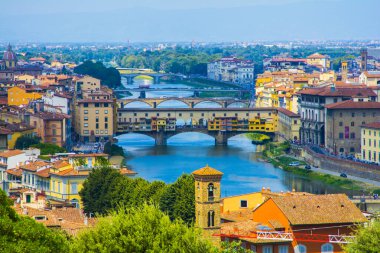Floransa, Ponte Vecchio ve Arno Nehri, İtalya